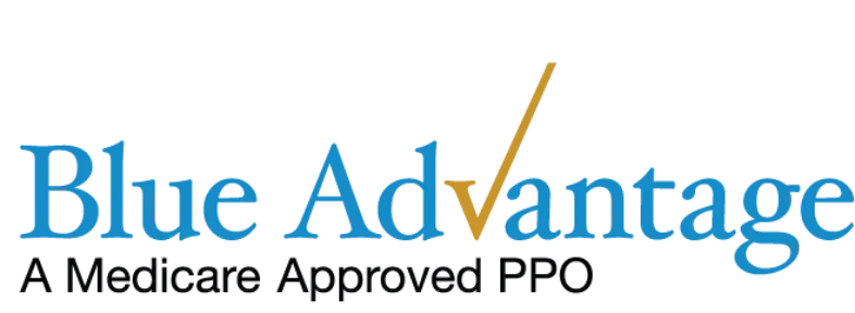 Blue Advantage logo - A Medicare Approved PPO